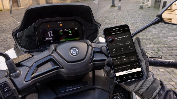 Yamaha Tricity 300 2026 ra mắt, lần đầu có túi khí cho người lái