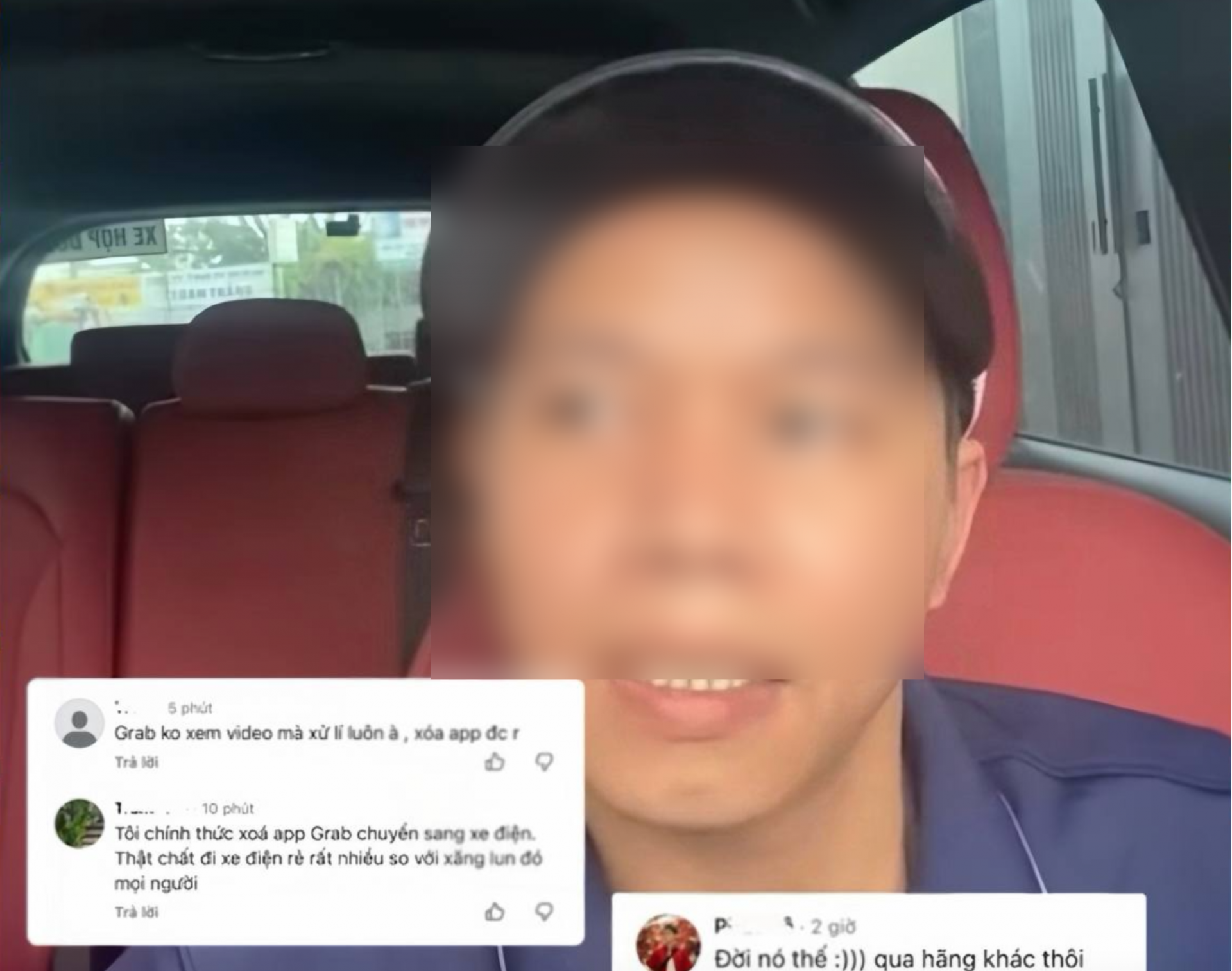 Không ít người đã bênh vực tài xế Grab trong vụ việc và bắt đầu kêu gọi "tẩy chay Grab"