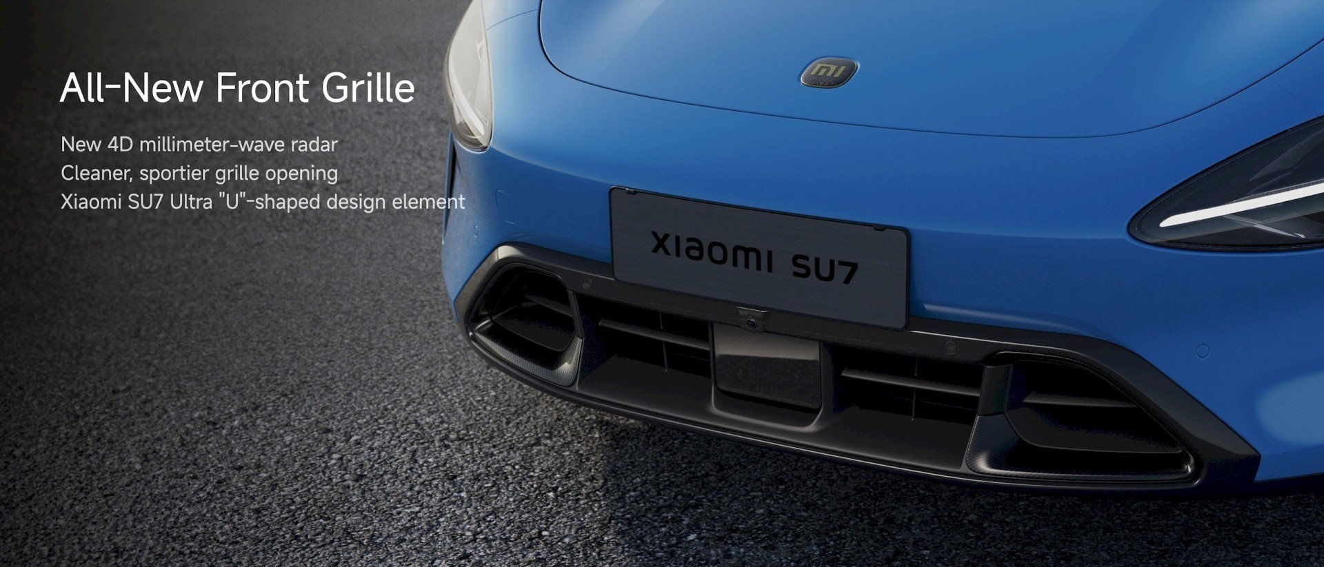 Thiết kế lưới tản nhiệt mới của Xiaomi SU7 2026