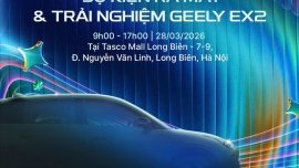 Xe điện Geely EX2 ra mắt tại Việt Nam vào 28/3