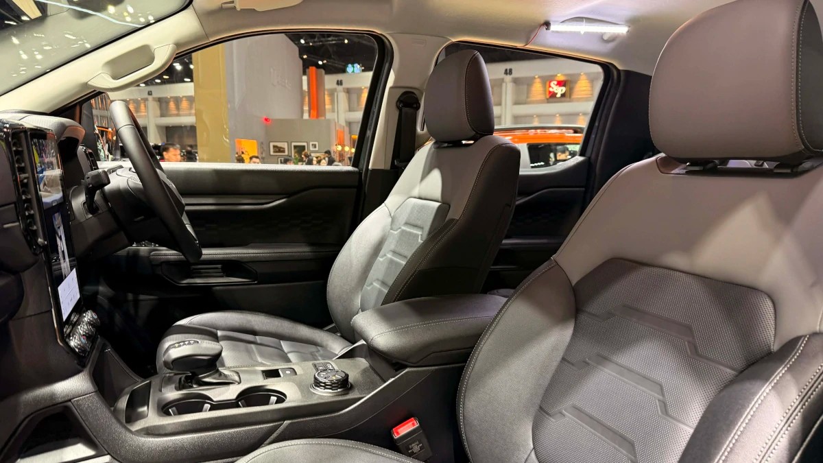 Ghế ngồi của Ford Ranger Super Duty 2026