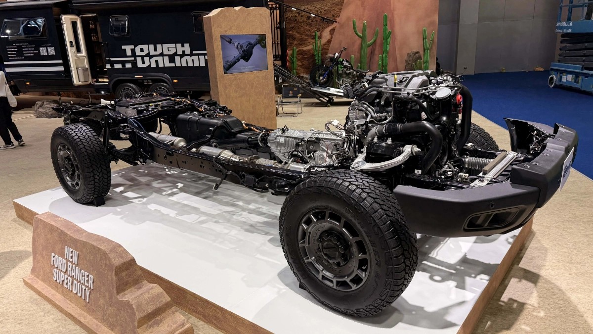 Nền tảng khung gầm của Ford Ranger Super Duty 2026