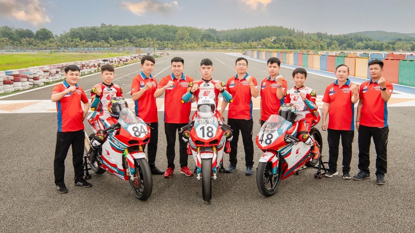 Honda Racing Việt Nam đẩy mạnh đào tạo tay đua trẻ
