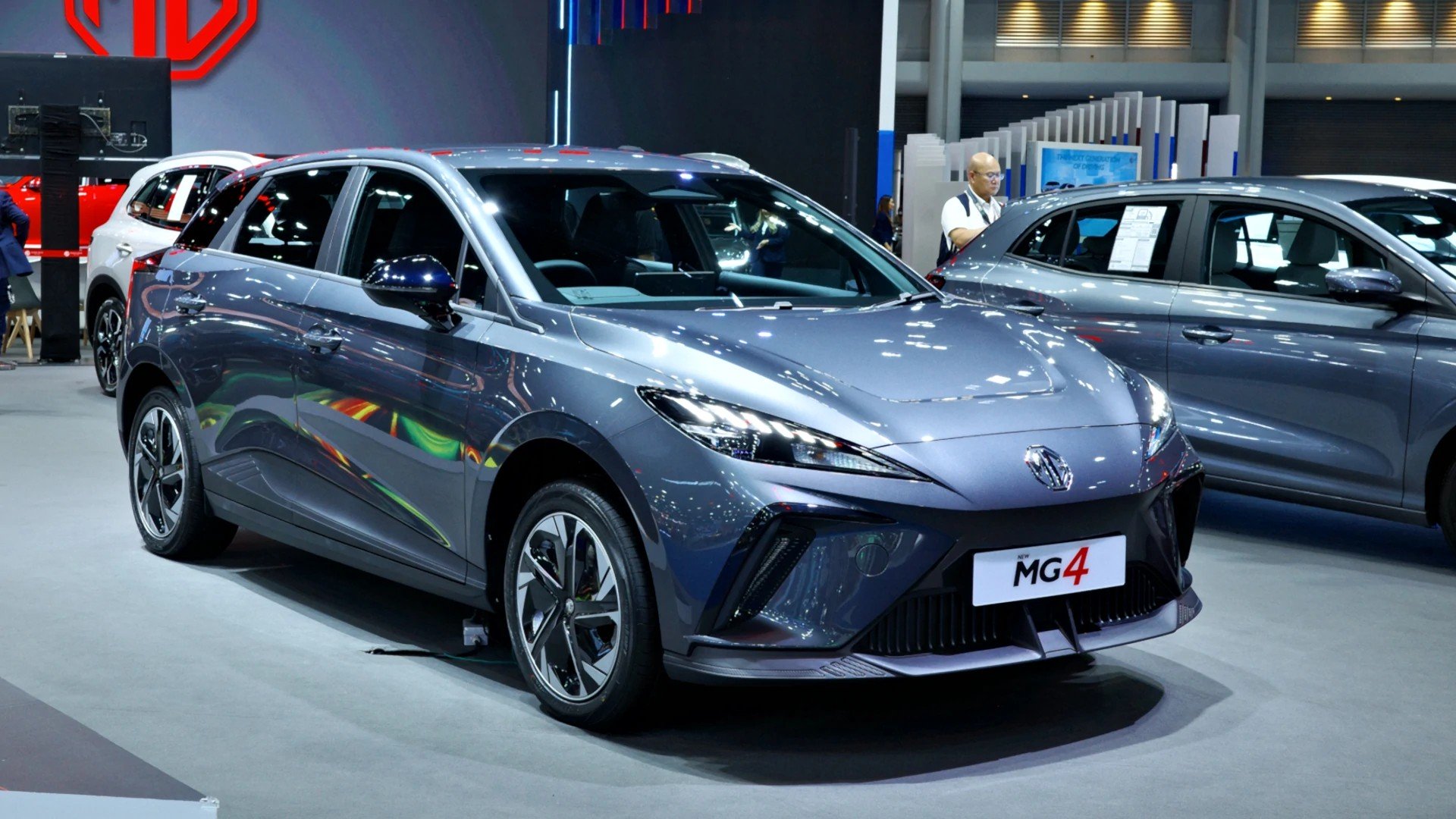 MG4 2026 ra mắt tại Thái Lan, giá rẻ hơn bản cũ đang bán tại Việt Nam Phía trước của MG4 2026 Thái Lan