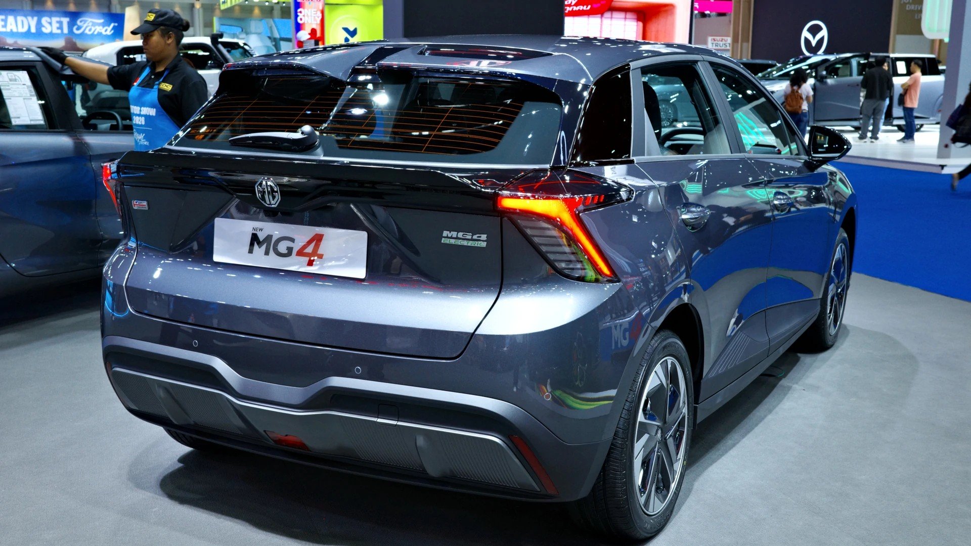 MG4 2026 ra mắt tại Thái Lan, giá rẻ hơn bản cũ đang bán tại Việt Nam Phía sau của MG4 2026 Thái Lan