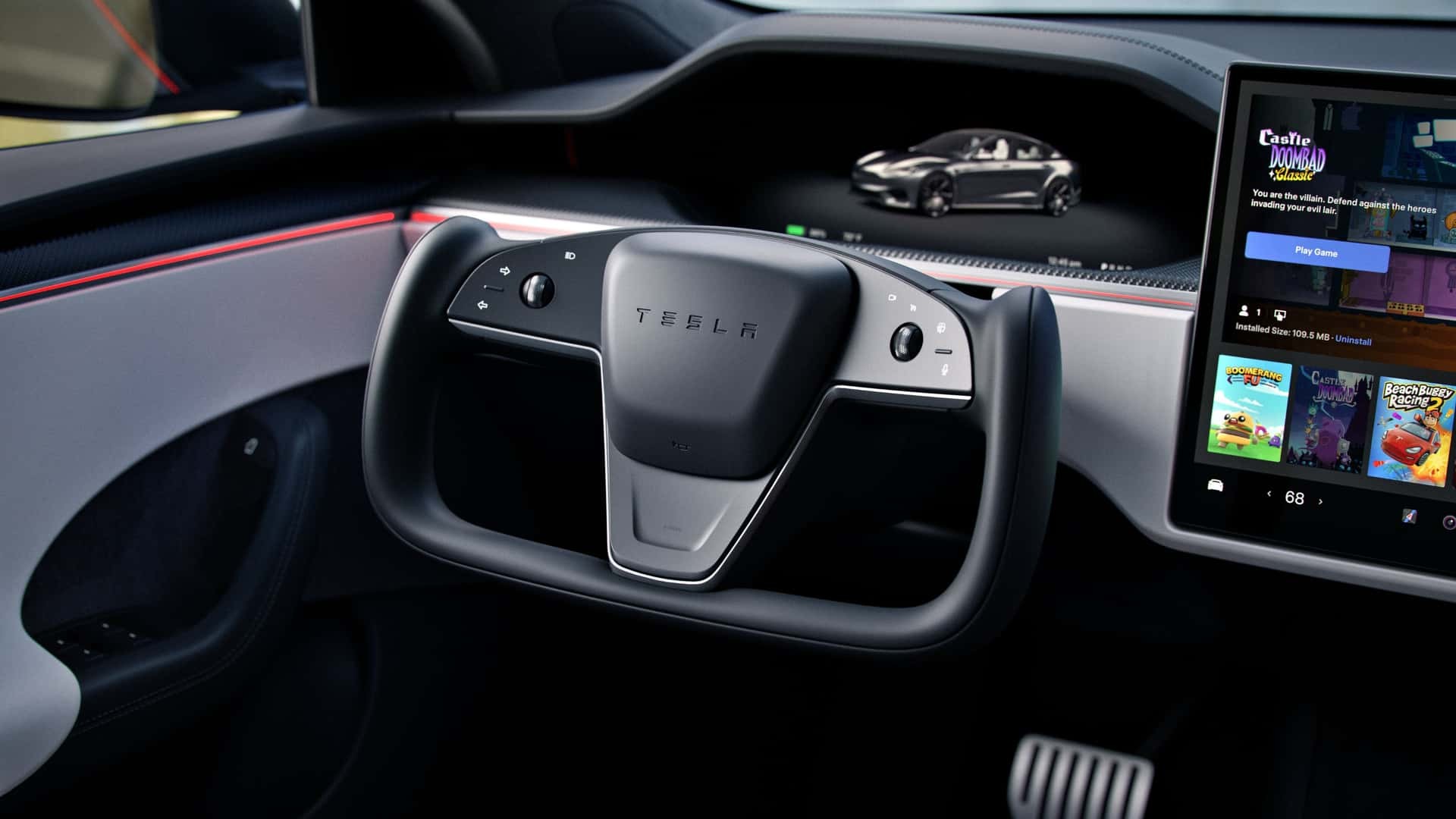 Nội thất của Tesla Model S 2026