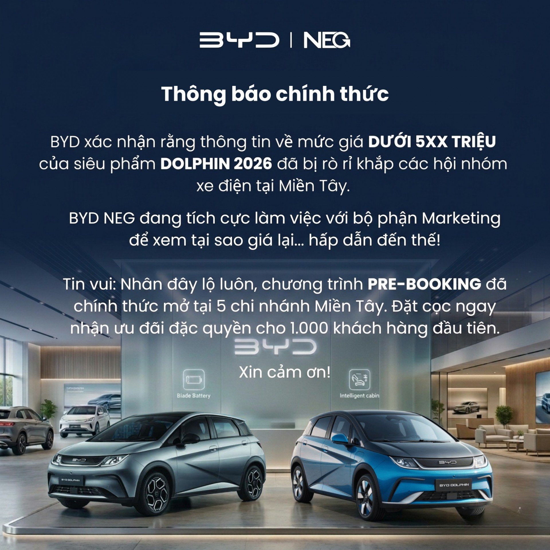 BYD Dolphin 2026 cập cảng Việt Nam, giá dự kiến dưới 600 triệu đồng