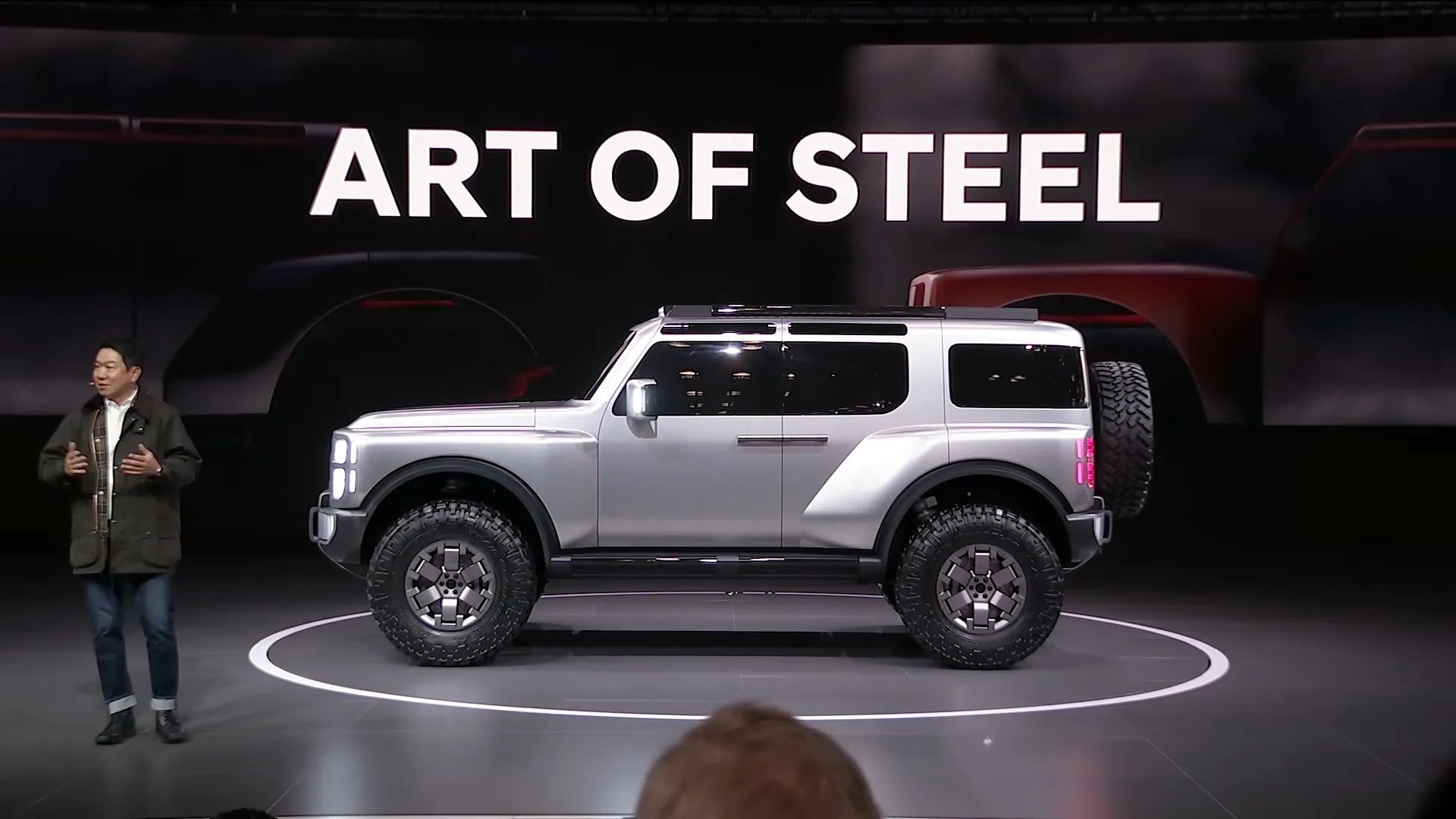 Phía bên của Hyundai Boulder SUV Concept