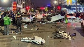 Tài xế Lexus gây tai nạn liên hoàn ở Trung Kính bị khởi tố