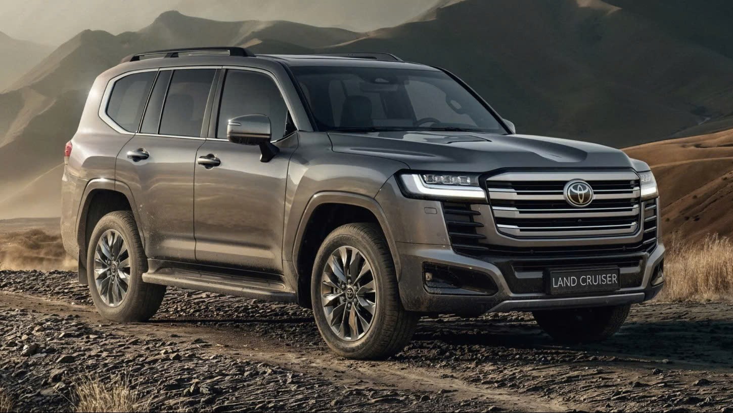Toyota Land Cruiser LC300 hybrid nhận đặt cọc tại Việt Nam