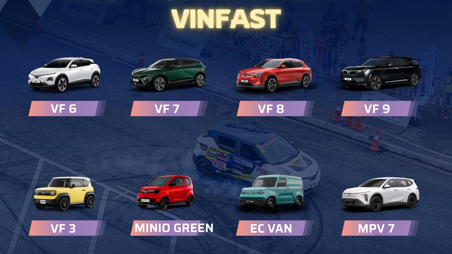 Trải nghiệm lái thử 8 mẫu xe VinFast tại PVOIL VGC Miền Nam 2026