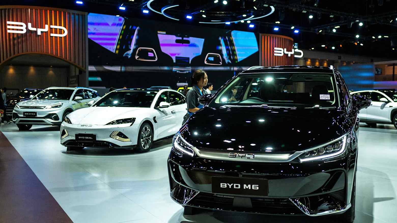 BYD trưng bày các mẫu xe tại Triển lãm Ô tô Quốc tế Bangkok 2026