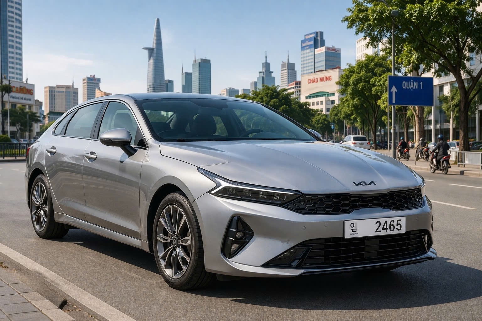 Kia K5 mới lộ diện tại Hàn Quốc