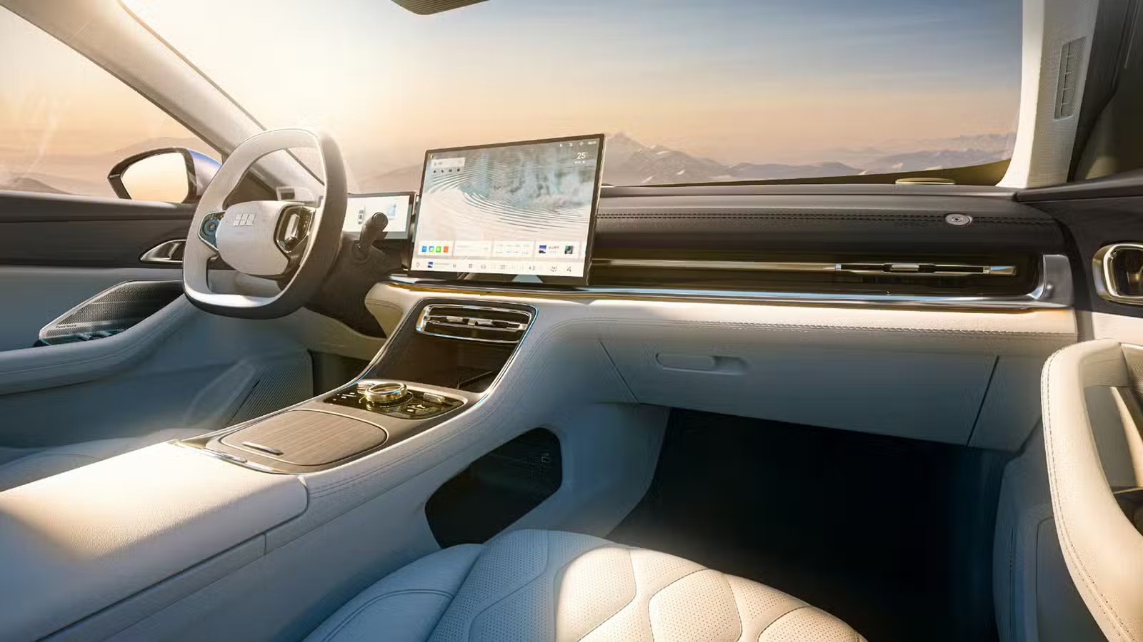 Nội thất của Geely Galaxy A7 EV