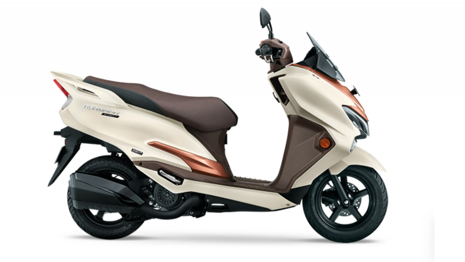 Phía bên của Suzuki Burgman Street 2026 mới