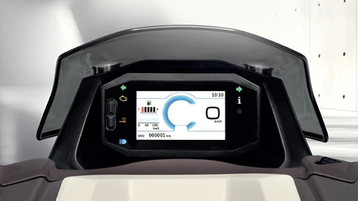 Màn hình chính của Suzuki Burgman Street 2026 mới