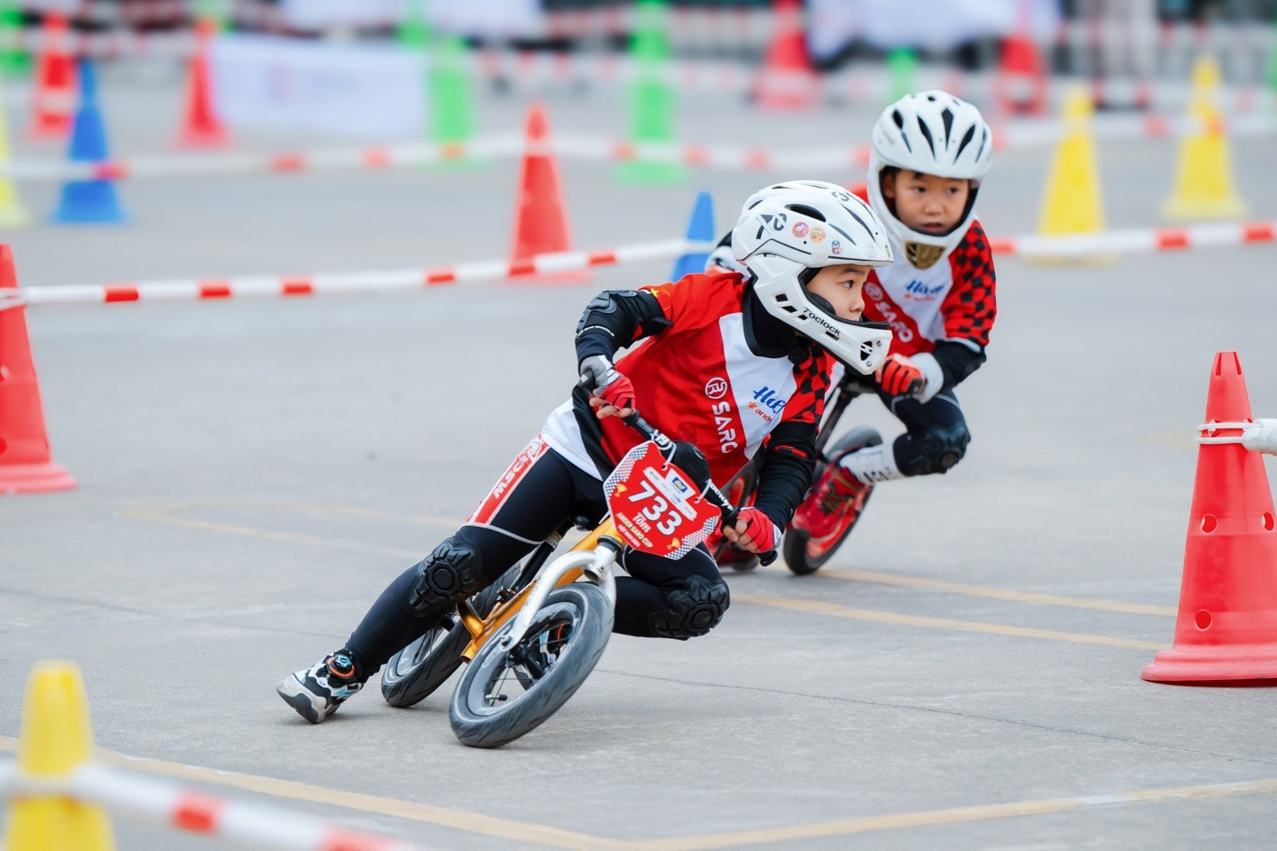 Hàng trăm tay đua nhí tranh tài tại sự kiện Gymkhana Kid - Global City