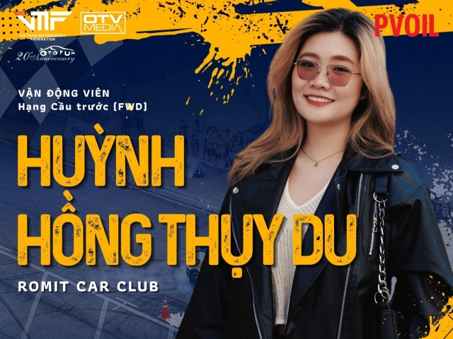 Huỳnh Hồng Thụy Du - Nữ tay đua GenZ mới của PVOIL VGC Miền Nam 2026