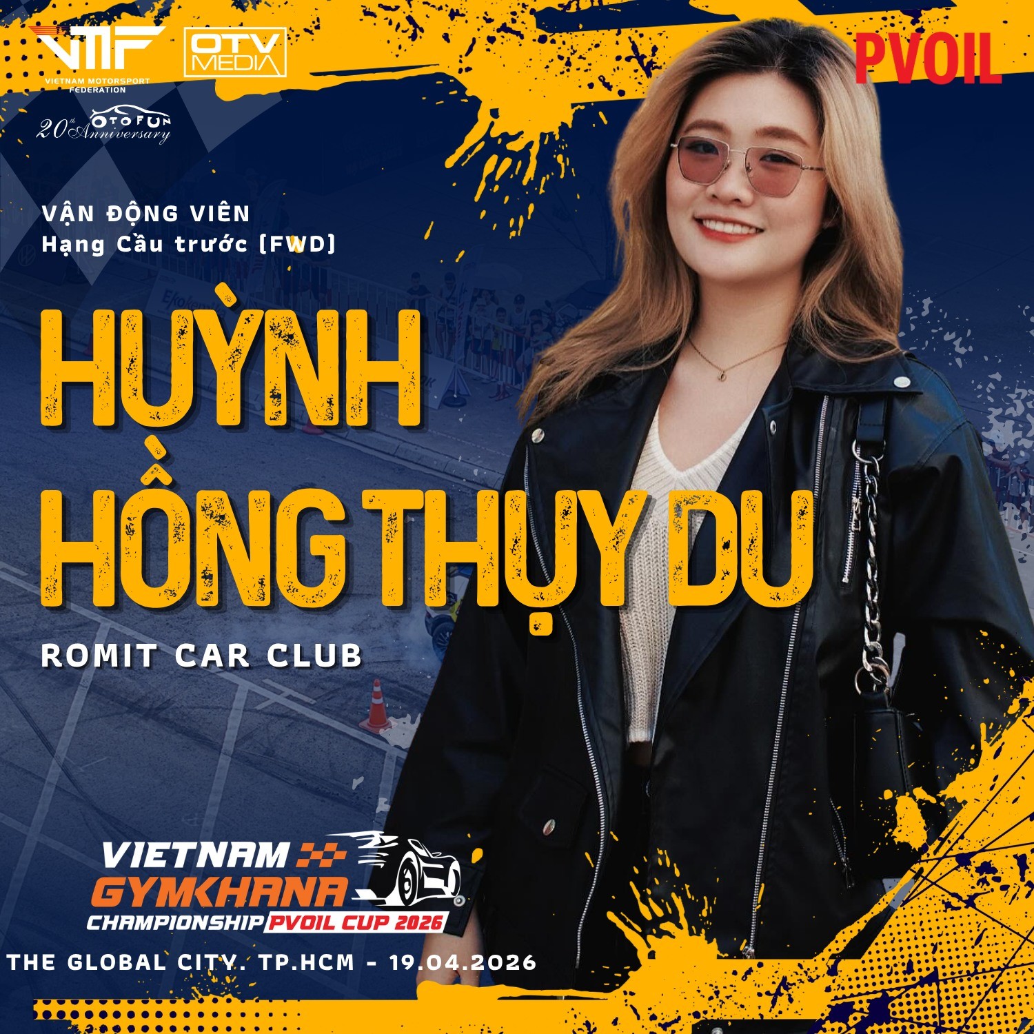 Huỳnh Hồng Thụy Du - Nữ tay đua GenZ mới của PVOIL VGC Miền Nam 2026