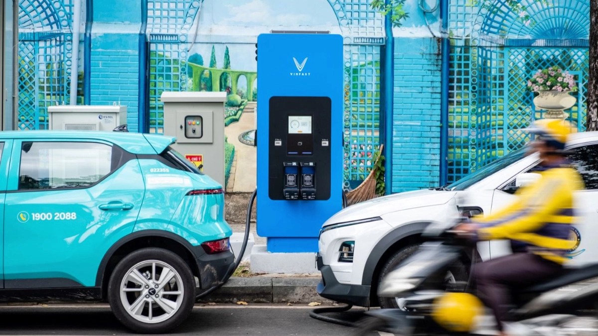 Mạng lưới trạm sạc V-Green của VinFast