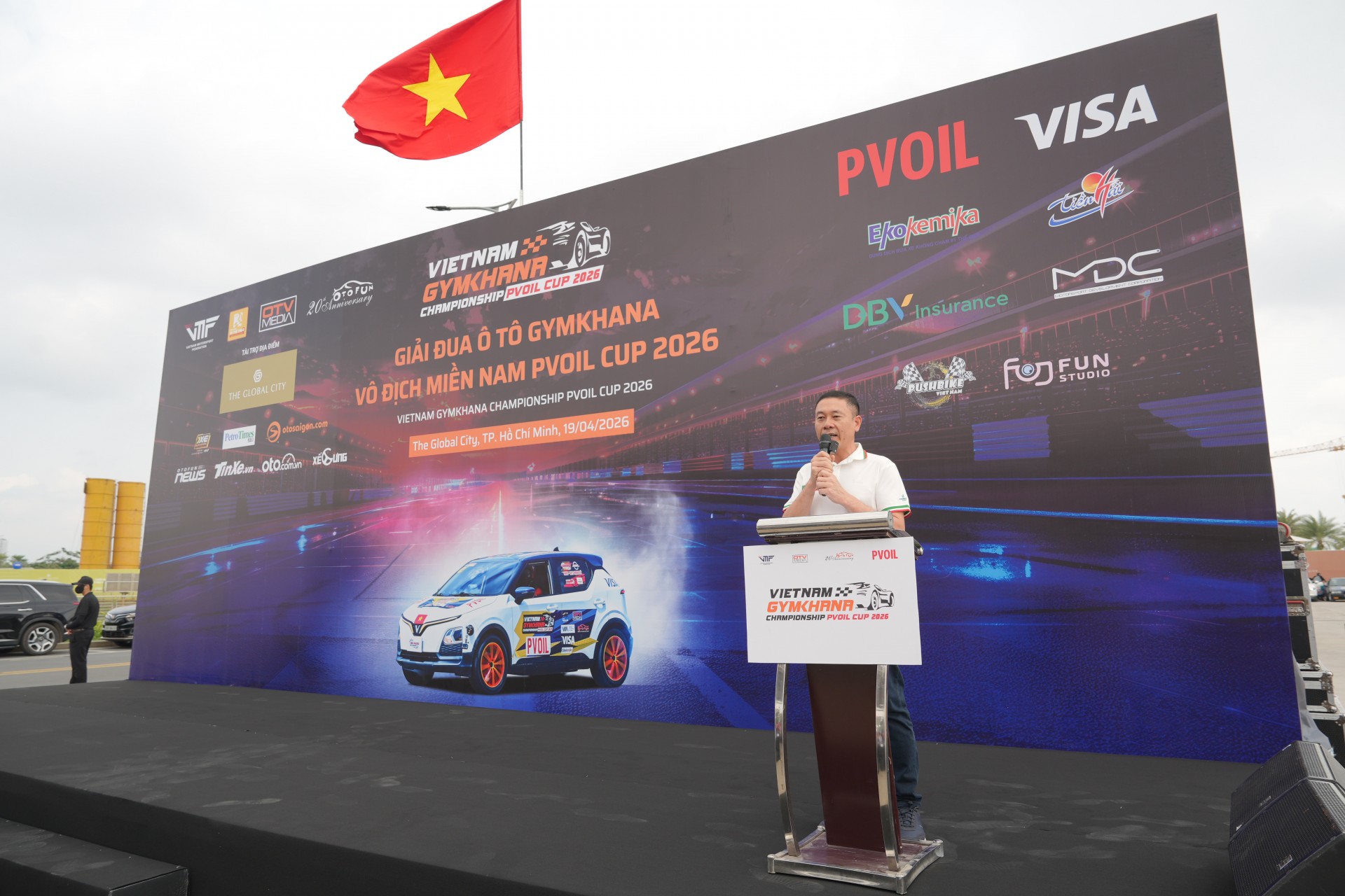 Giải Đua Ô tô Gymkhana Vô địch Miền Nam PVOIL Cup 2026 chính thức khởi tranh