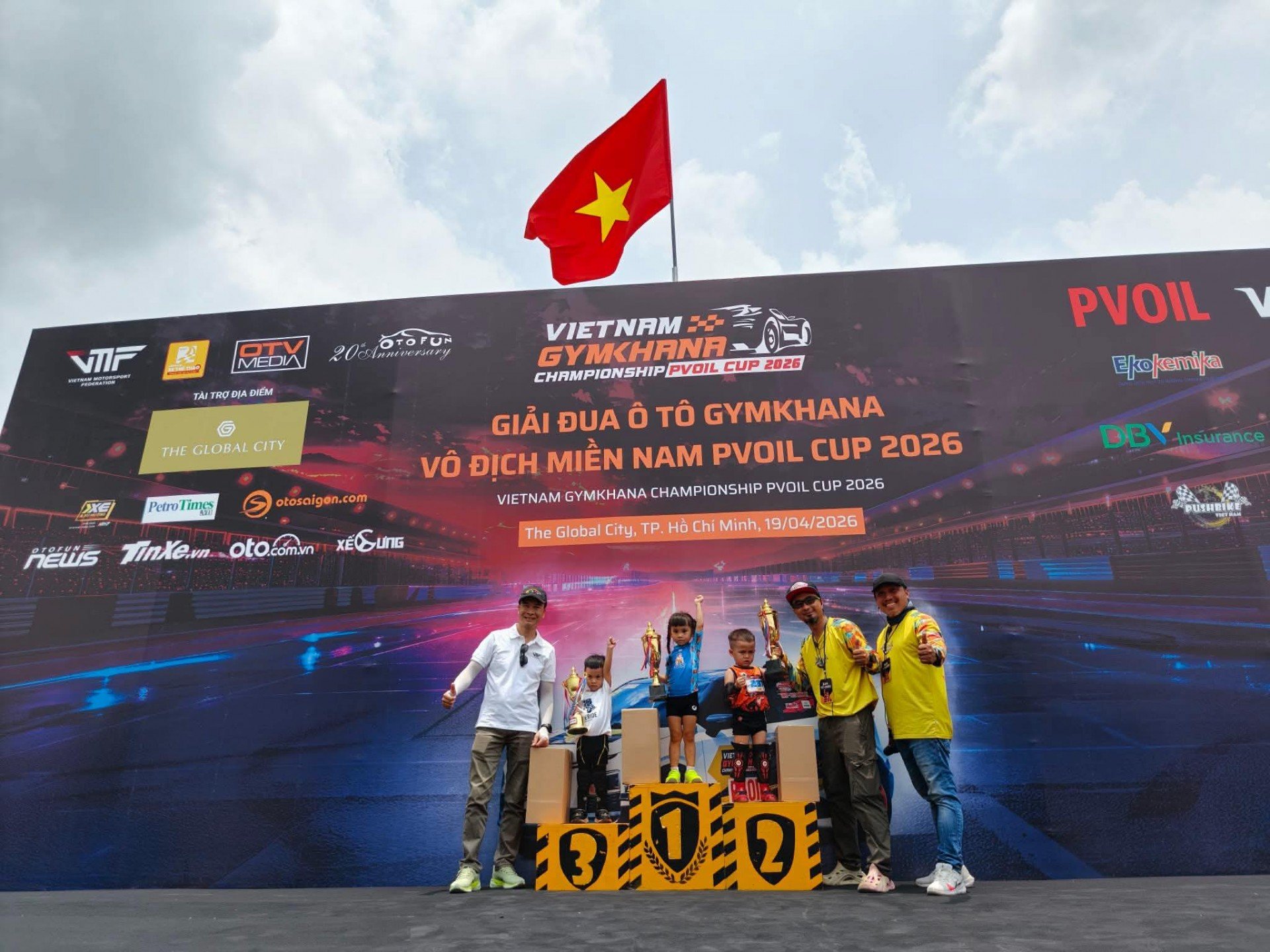Những hình ảnh sôi động tại Giải Đua Ô tô Gymkhana Vô địch Miền Nam PVOIL Cup 2026