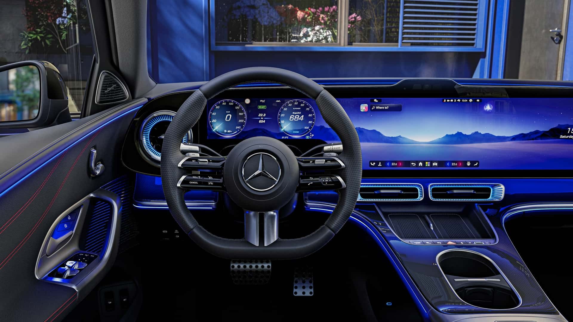 Hệ thống lái của Mercedes-Benz C-Class Electric 2027