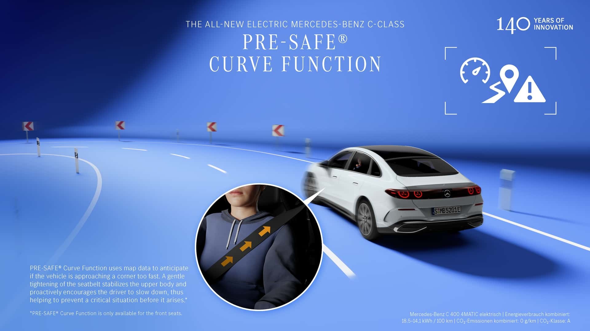 Công nghệ an toàn của Mercedes-Benz C-Class Electric 2027
