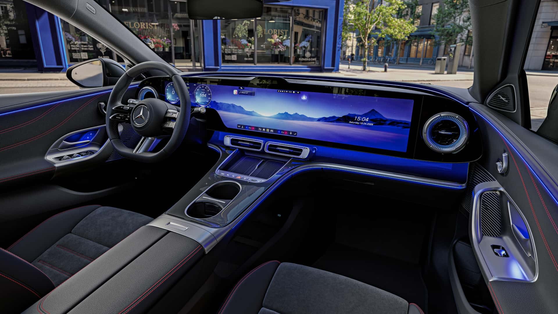 Nội thất của Mercedes-Benz C-Class Electric 2027