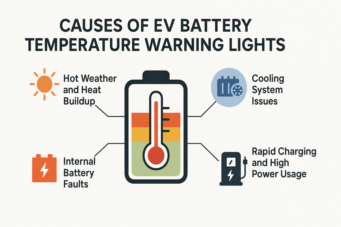 Những nguyên nhân gây nên đèn cảnh báo nhiệt pin xe điện