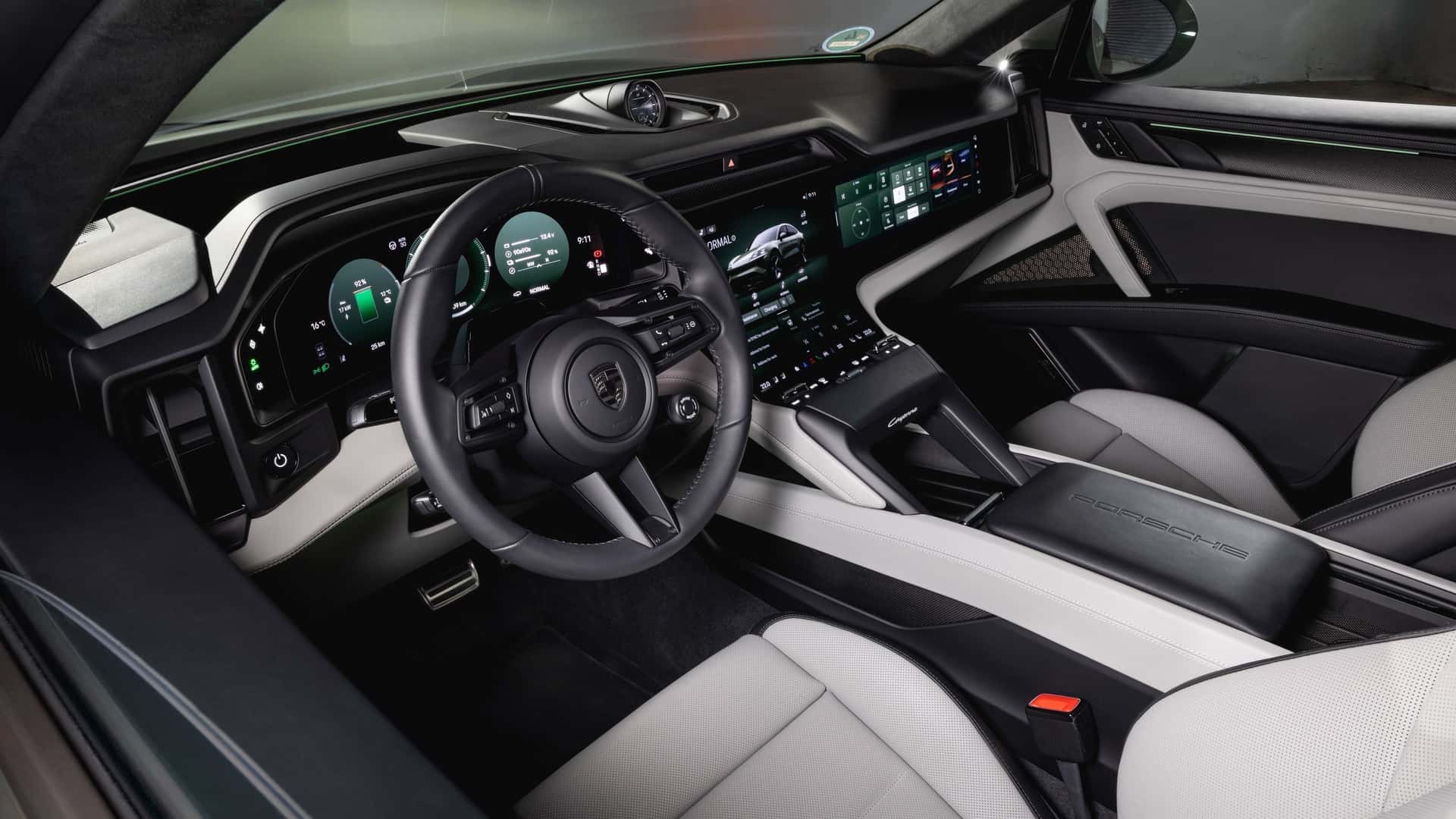 Nội thất của Porsche Cayenne Coupe Electric 