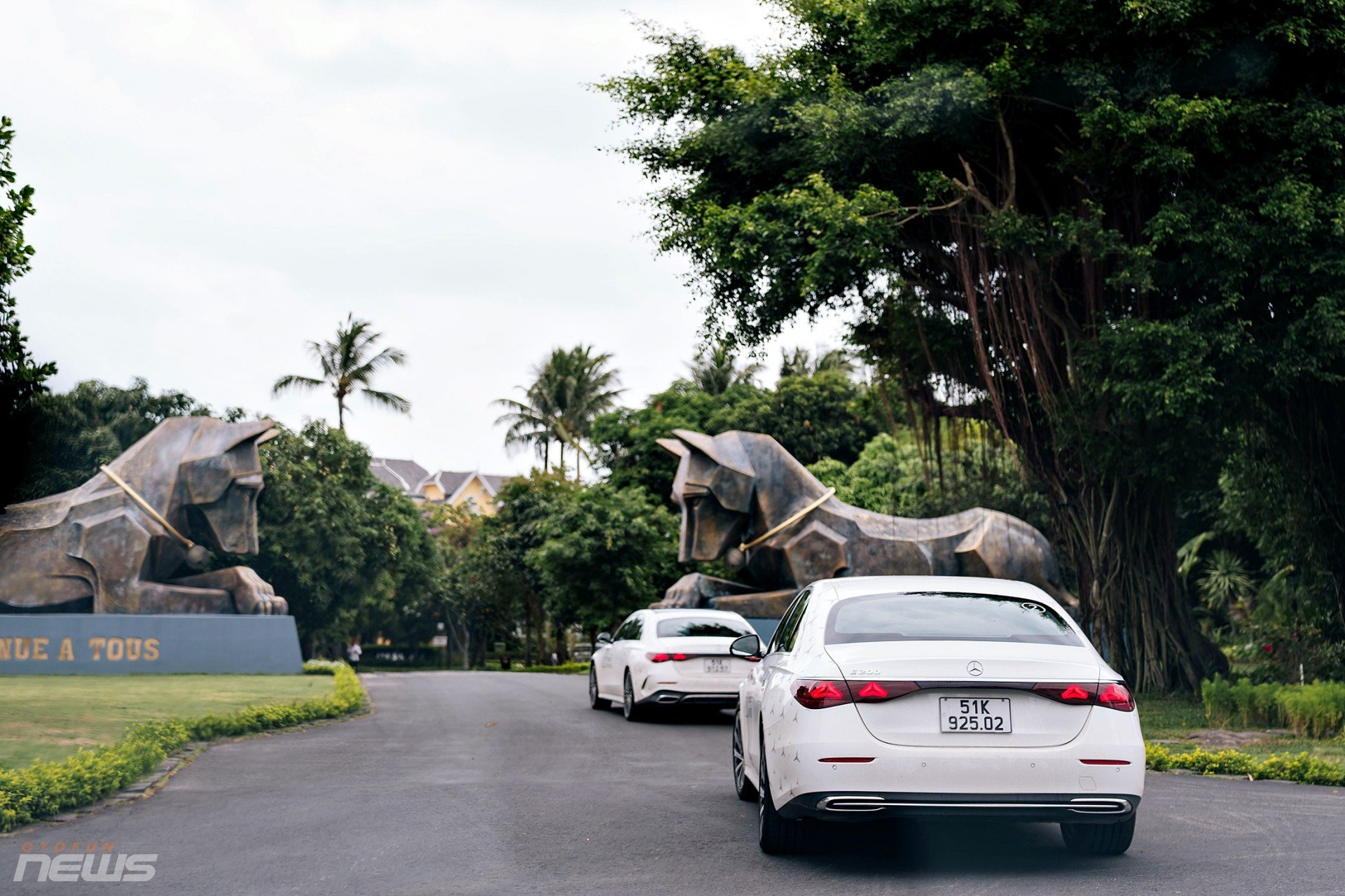 Lái thử dàn xe Mercedes-Benz tại Phú Quốc