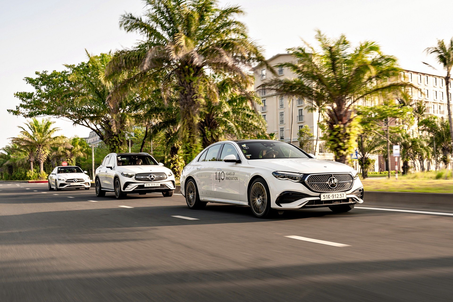 Lái thử dàn xe Mercedes-Benz tại Phú Quốc