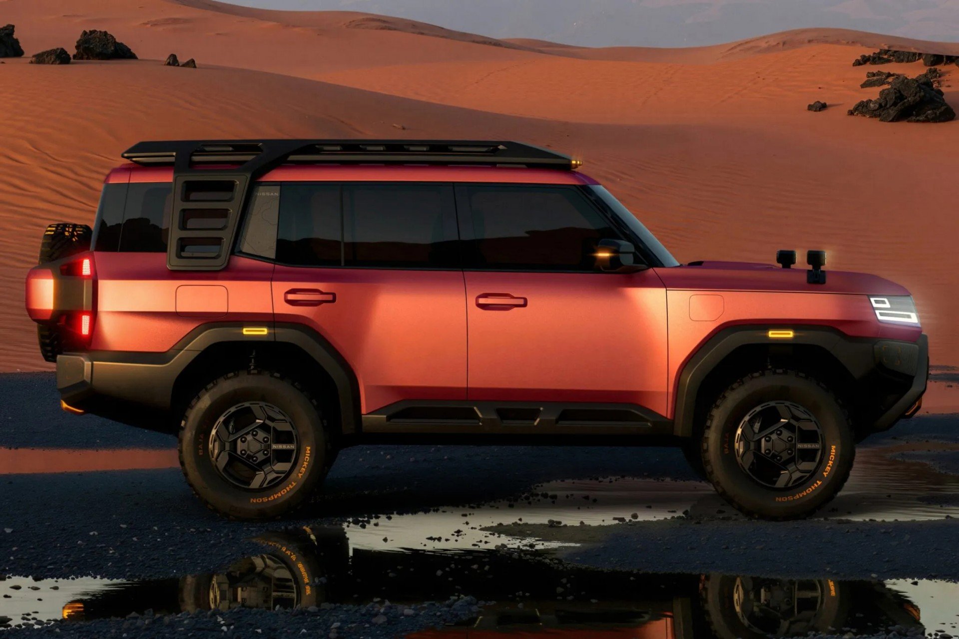 Phía bên của Nissan Terrano PHEV Concept