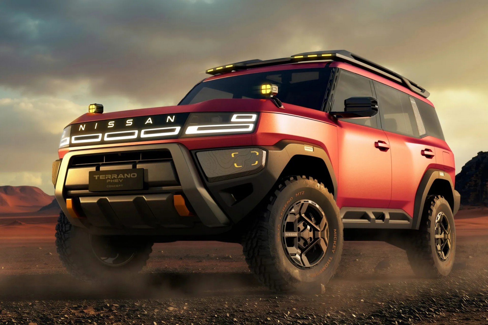 Phía trước của Nissan Terrano PHEV Concept