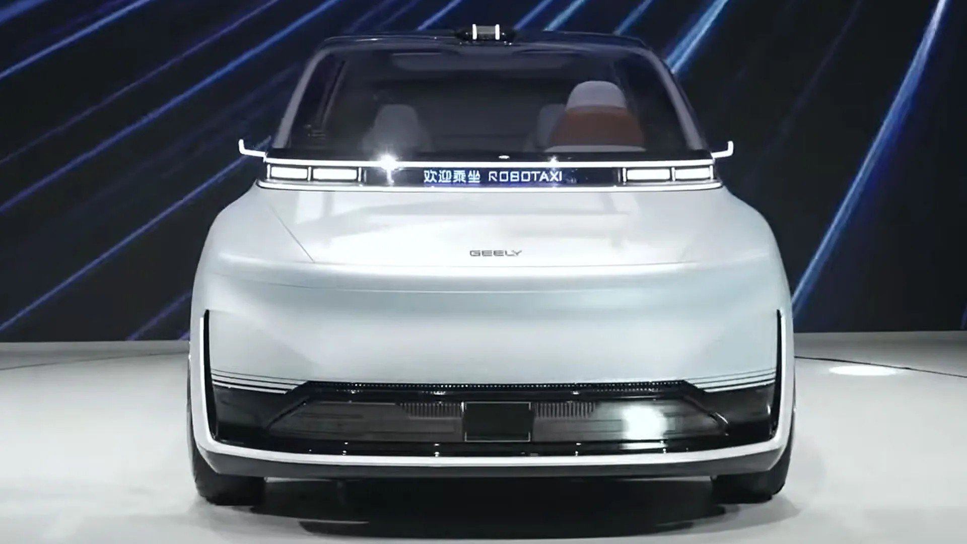 Robotaxi chuyên dụng Geely Eva Cab ra mắt công chúng tại Auto China 2026