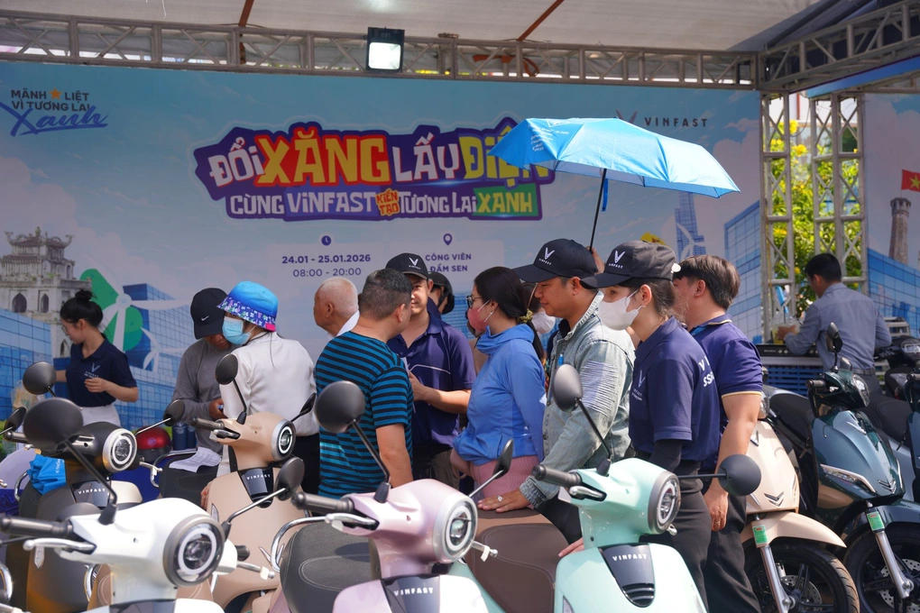 Chính sách đổi xe máy xăng sang xe điện của VinFast năm 2026