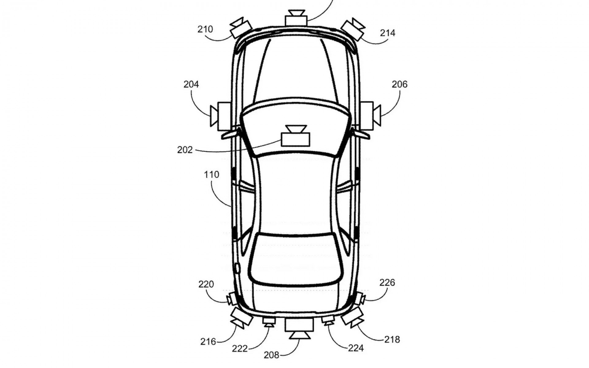 Hình ảnh trong đơn xin bằng sáng chế của Ford