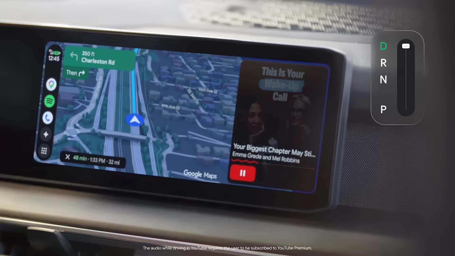 Google sắp nâng cấp Android Auto với giao diện mới, AI Gemini và bản đồ tràn viền