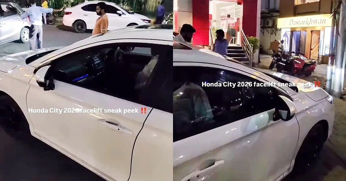 Honda City facelift 2026 lộ diện không che chắn