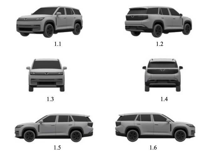 Lộ ảnh hai chiếc SUV VinFast hoàn toàn mới, kích thước lớn như VF 9