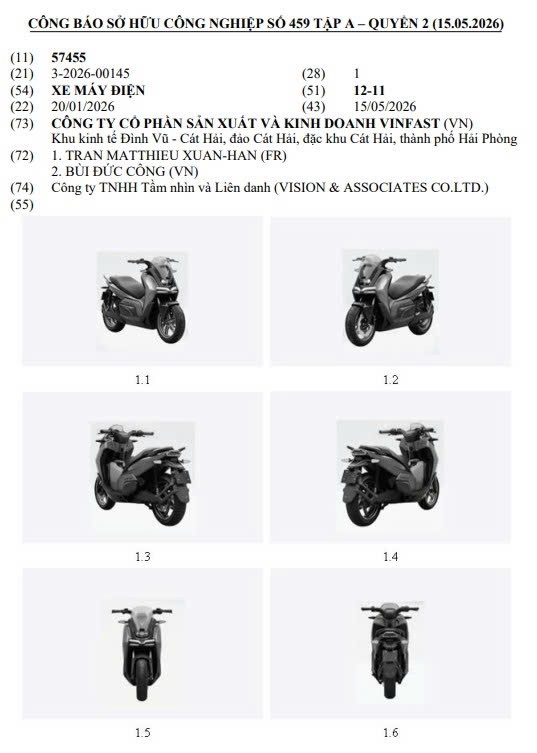 Lộ xe máy điện VinFast hoàn toàn mới tại Việt Nam