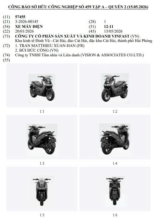 Lộ xe máy điện VinFast hoàn toàn mới tại Việt Nam Lộ xe máy điện VinFast hoàn toàn mới tại Việt Nam