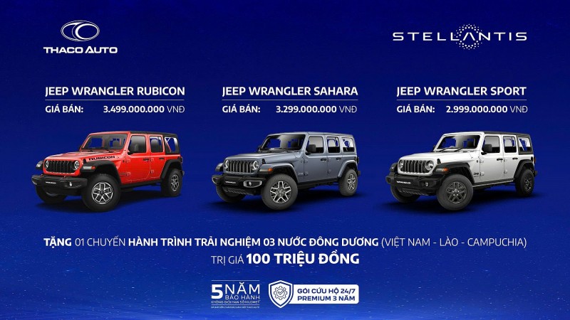 THACO công bố giá xe Jeep và Ram: Rẻ hơn hẳn so với nhà phân phối cũ