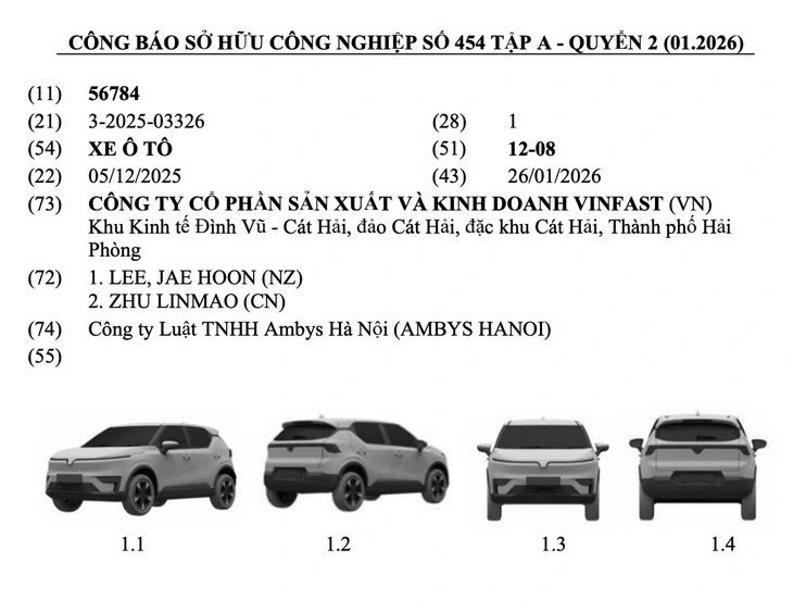 Lộ diện dàn xe lạ nhìn giống VinFast VF 5 mới