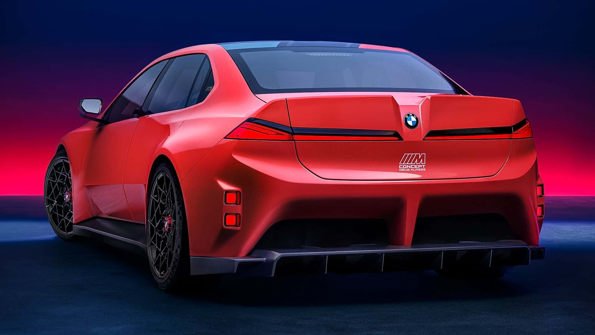 BMW hé lộ bản xem trước của M3 thuần điện đầu tiên với 4 mô-tơ mạnh tới nghìn mã lực Phía sau của BMW M Concept Neue Klasse