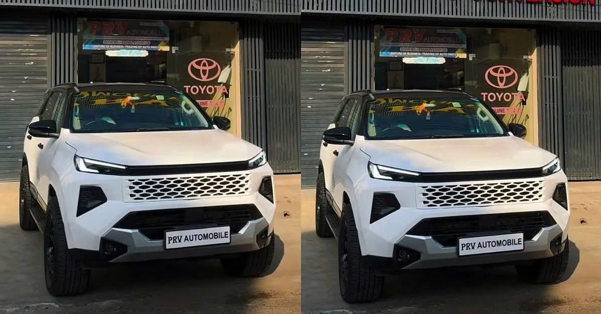 Toyota Fortuner diện mạo mới xuất hiện trên đường phố thu hút sự chú ý