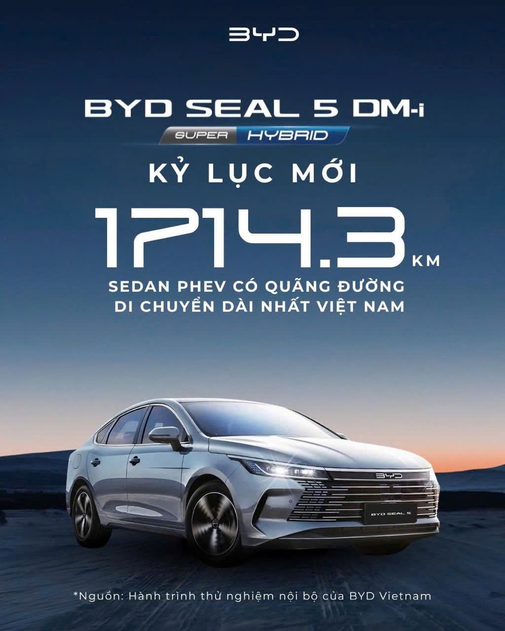 BYD Seal 5 và lời giải cho bài toán 'đi xe xanh không cần đánh đổi'