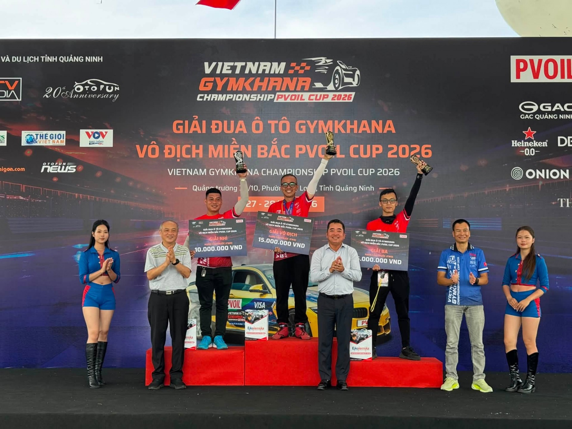 Bế mạc Lễ hội xe Hạ Long 2026 và Giải đua Ô tô Gymkhana Vô địch Miền Bắc PVOIL Cup 2026