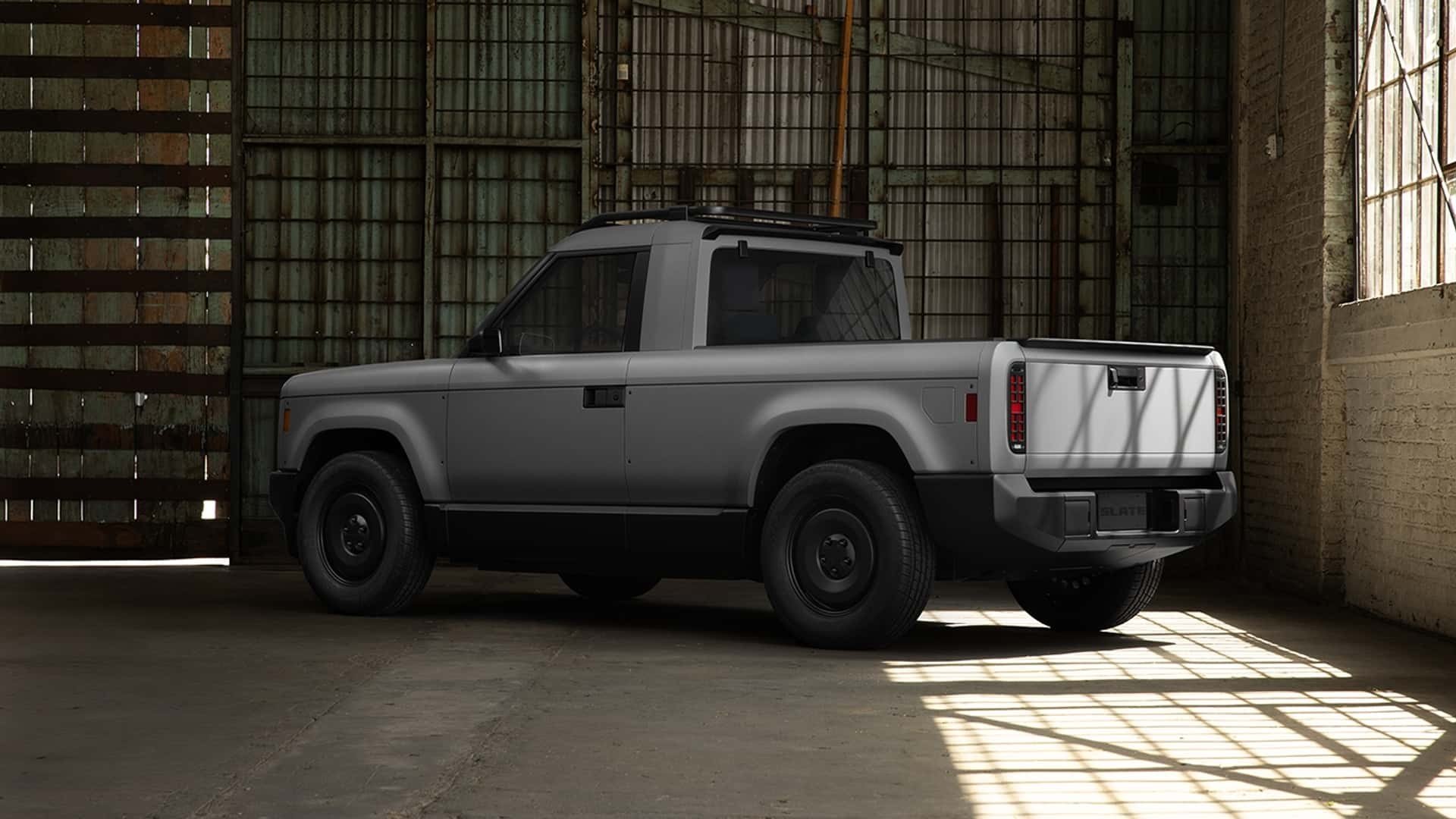 Phía sau của Slate Truck